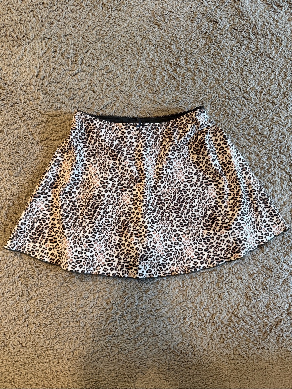 art class Leopard Print A-Line Skirt